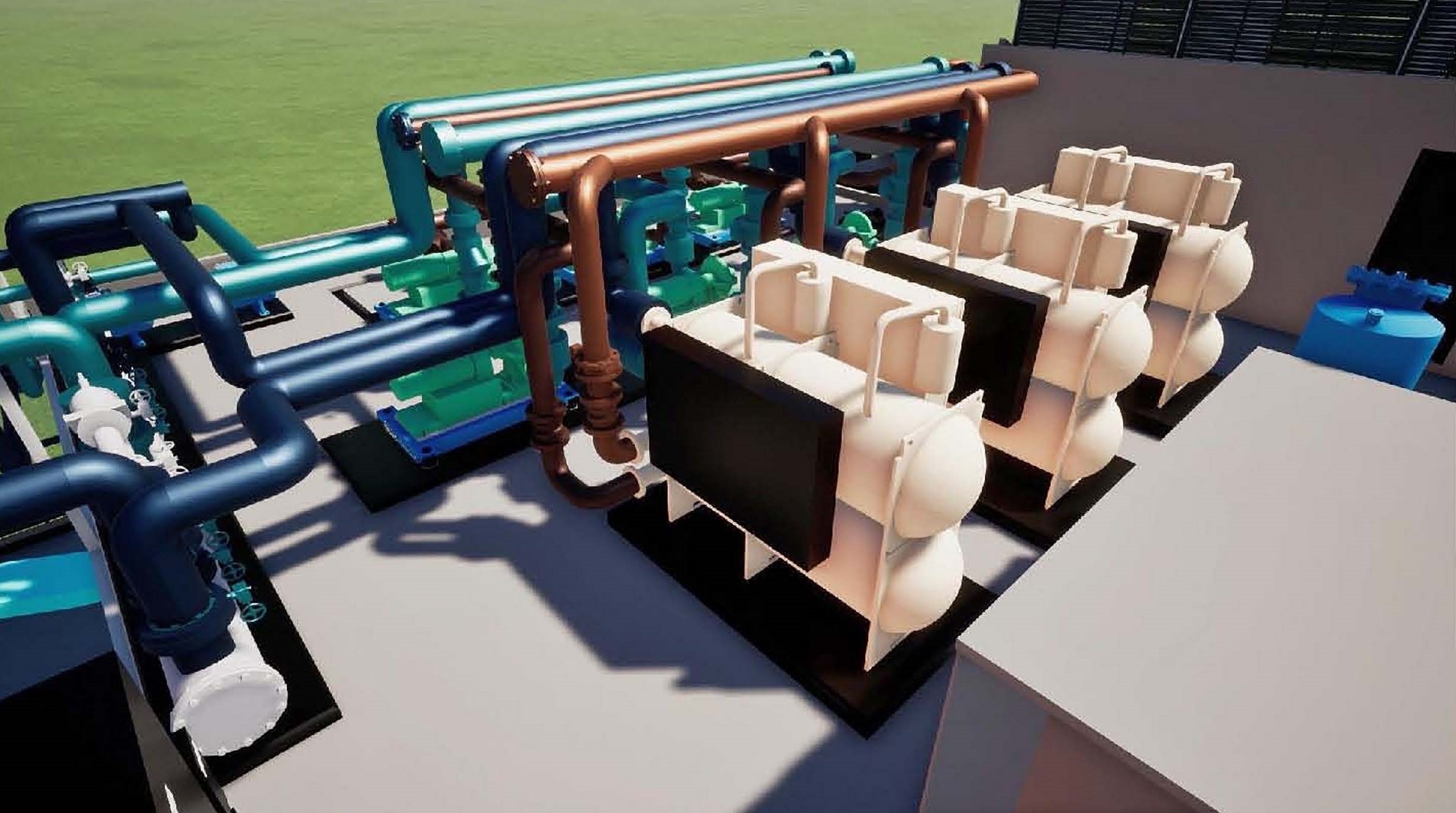 Figure 1 — DTDL Chiller Plant System Diagram